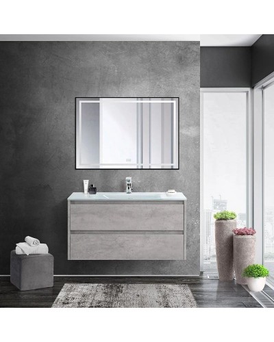 Тумба Cemento Grigio 100 см BelBagno Kraft KRAFT-1000-2C-SO-CG