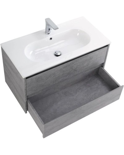 Тумба Cemento Grigio 100 см BelBagno Kraft KRAFT-1000-2C-SO-CG