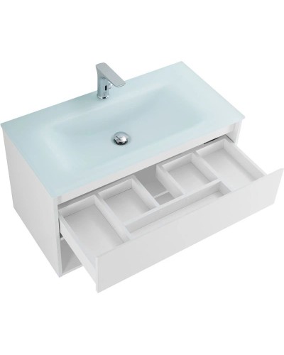 Тумба Bianco Opaco 100 см BelBagno Kraft KRAFT-1000-1C-SO-BO