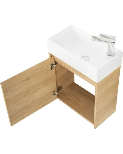 Тумба Rovere Rovere Nebrasca Nature 49,4 см BelBagno Kraft KRAFT MINI-500/260-1A-SO-RNN-L