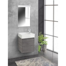 Тумба Cemento Grigio 49,4 см BelBagno Kraft KRAFT MINI-500/260-1A-SO-CG-L