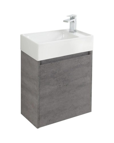Тумба Cemento Grigio 49,4 см BelBagno Kraft KRAFT MINI-500/260-1A-SO-CG-R