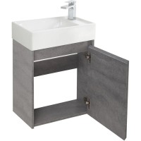 Тумба Cemento Grigio 49,4 см BelBagno Kraft KRAFT MINI-500/260-1A-SO-CG-R