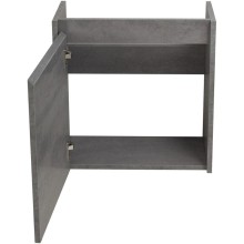 Тумба Cemento Grigio 49,4 см BelBagno Kraft KRAFT MINI-500/260-1A-SO-CG-R
