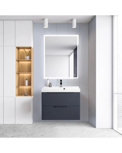 Тумба Grigio Opaco 69,6 см BelBagno Vittoria VITTORIA-700-2C-SO-GO-P