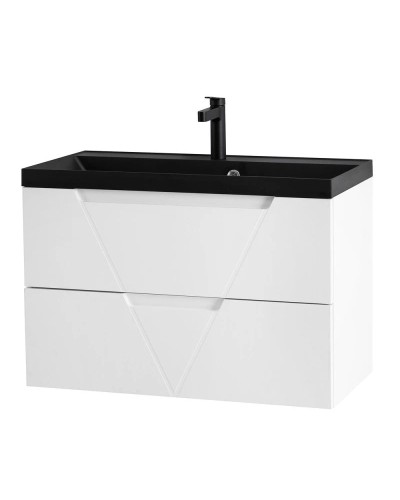 Тумба Bianco Opaco 79,6 см BelBagno Vittoria VITTORIA-800-2C-SO-BO-P