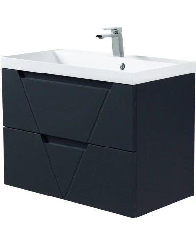 Тумба Grigio Opaco 79,6 см BelBagno Vittoria VITTORIA-800-2C-SO-GO-P