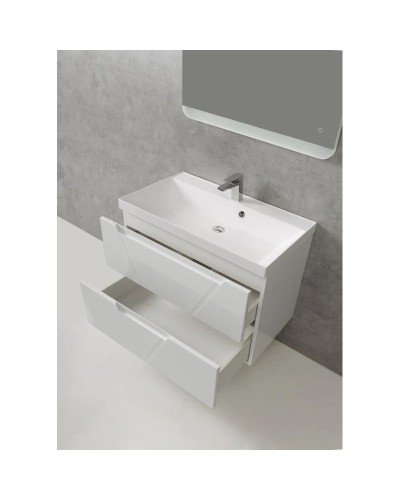 Тумба Bianco Opaco 89,6 см BelBagno Vittoria VITTORIA-900-2C-SO-BO-P