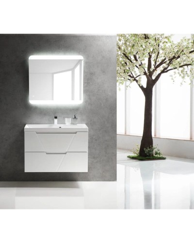 Тумба Bianco Opaco 89,6 см BelBagno Vittoria VITTORIA-900-2C-SO-BO-P