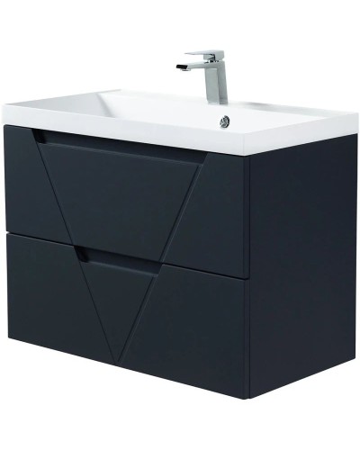 Тумба Grigio Opaco 89,6 см BelBagno Vittoria VITTORIA-900-2C-SO-GO-P