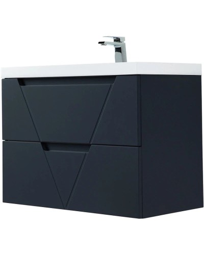 Тумба Grigio Opaco 89,6 см BelBagno Vittoria VITTORIA-900-2C-SO-GO-P