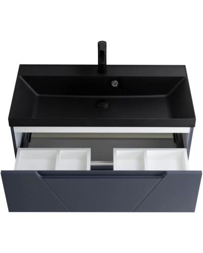 Тумба Grigio Opaco 89,6 см BelBagno Vittoria VITTORIA-900-2C-SO-GO-P