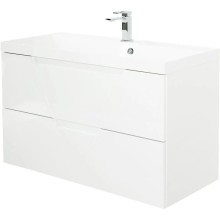 Тумба Bianco Lucido 99,6 см BelBagno Vittoria VITTORIA-1000-2C-SO-BL-P