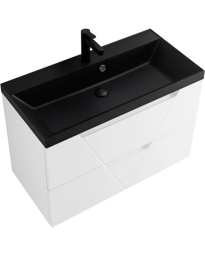 Тумба Bianco Lucido 99,6 см BelBagno Vittoria VITTORIA-1000-2C-SO-BL-P