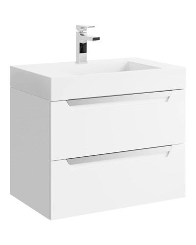 Тумба белый матовый 69,8 см Aqwella 5 Stars Cube CUB0107W