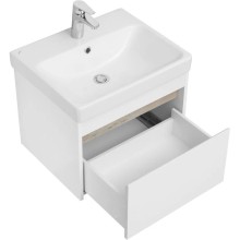 Тумба белый глянец/ясень шимо 53,2 см Акватон Марти 1A263201MY010