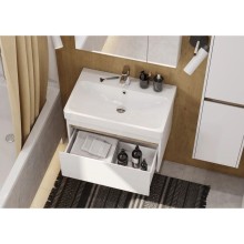 Тумба белый глянец/ясень шимо 68,2 см Акватон Марти 1A267501MY010