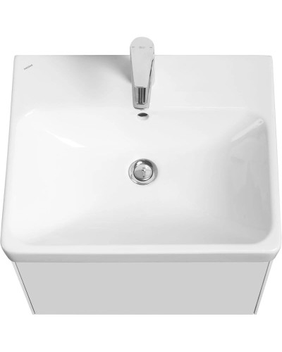 Тумба белый глянец/белый матовый 53,2 см Акватон Асти 1A263101AX2B0