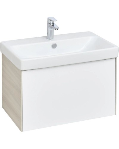 Тумба белый глянец/ясень шимо 68,2 см Акватон Асти 1A263001AXD70