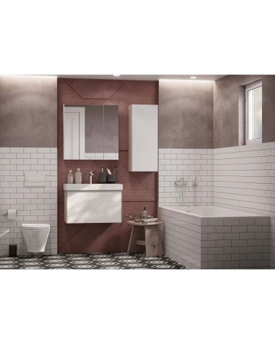 Тумба белый глянец/ясень шимо 68,2 см Акватон Асти 1A263001AXD70