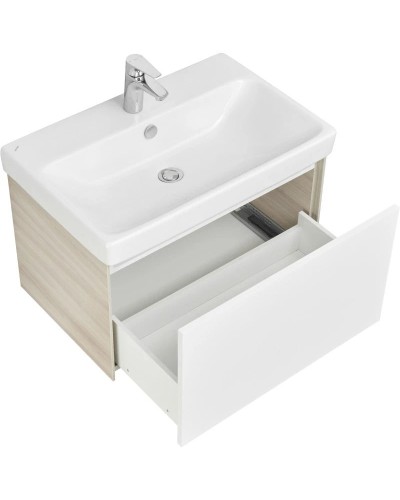 Тумба белый глянец/ясень шимо 68,2 см Акватон Асти 1A263001AXD70