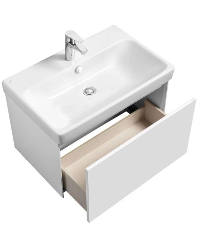 Тумба белый глянец/белый матовый 68,2 см Акватон Асти 1A263001AX2B0