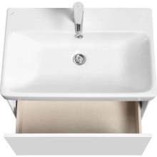 Тумба белый глянец/белый матовый 68,2 см Акватон Асти 1A263001AX2B0