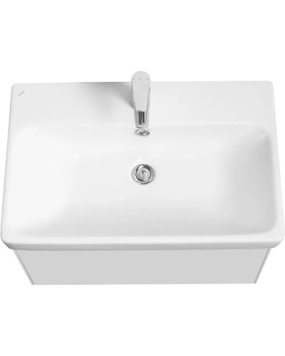 Тумба белый глянец/белый матовый 68,2 см Акватон Асти 1A263001AX2B0