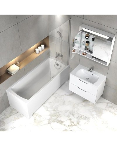 Тумба белый глянец/серый 80 см Ravak SD Classic II 800 X000001481