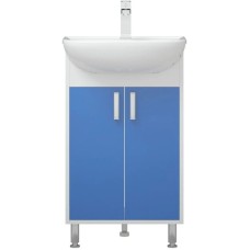 Тумба белый глянец/синий матовый 48 см Corozo Колор SD-00000710