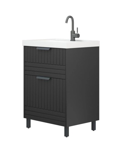 Тумба графит матовый 59 см Corozo Терра SD-00001324