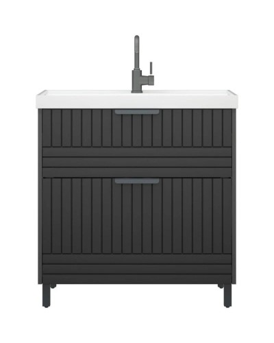 Тумба графит матовый 79 см Corozo Терра SD-00001323