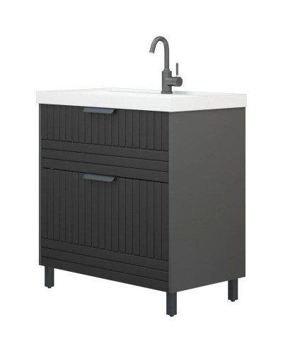 Тумба графит матовый 79 см Corozo Терра SD-00001323