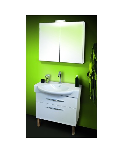 Тумба под раковину Jacob Delafon Presquile 80 EB927-J5 Белый глянец