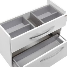 Тумба под раковину Jacob Delafon Presquile 80 EB927-J5 Белый глянец