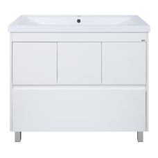 Алиса - 90 тумба 1 ящ. напольная белая эмаль