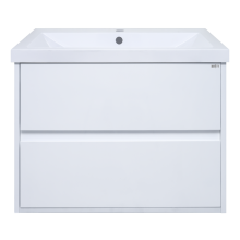 Алиса - 50 тумба 2 ящ. подвесная белая эмаль