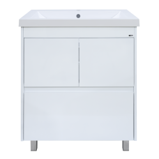 Алиса - 58 тумба 1 ящ. напольная белая эмаль