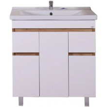 Тумба белый/дуб золотой 76,4 см ASB-Mebel Марко