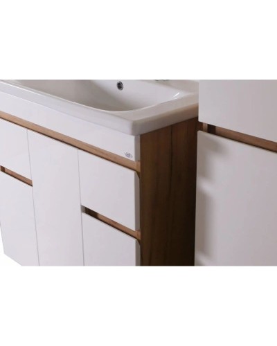 Тумба белый/дуб золотой 76,4 см ASB-Mebel Марко