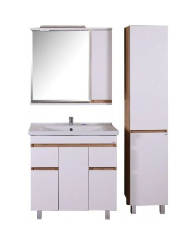 Тумба белый/дуб золотой 76,4 см ASB-Mebel Марко