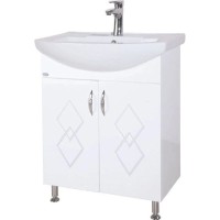 Тумба белый глянец 44,5 см Bellezza Элеганс 4638606240016