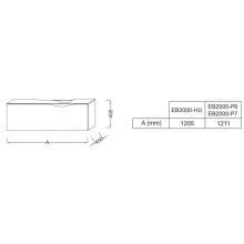 Тумба натуральный дуб 121,1 см Jacob Delafon Stillness EB2000-P6