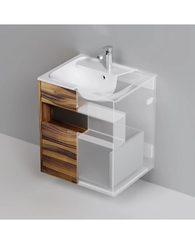 Тумба темное дерево 60 см Am.Pm Func M8FFUX0601OF