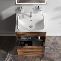 Тумба темное дерево 60 см Am.Pm Func M8FFUX0601OF