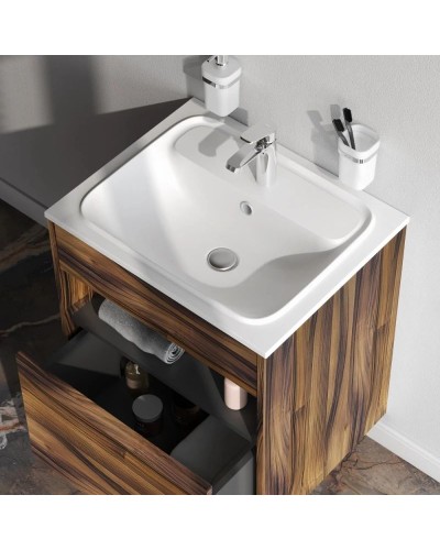 Тумба темное дерево 60 см Am.Pm Func M8FFUX0601OF