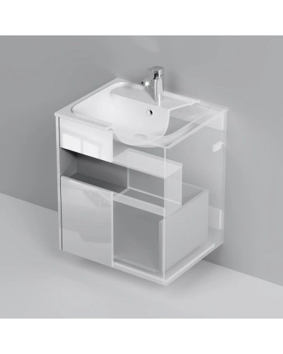 Тумба белый глянец 60 см Am.Pm Func M8FFUX0601WG