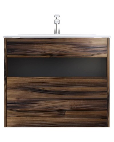 Тумба темное дерево 80 см Am.Pm Func M8FFUX0801OF