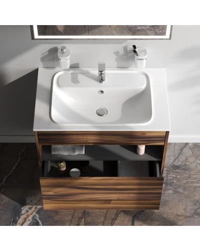 Тумба темное дерево 80 см Am.Pm Func M8FFUX0801OF