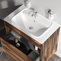 Тумба темное дерево 80 см Am.Pm Func M8FFUX0801OF